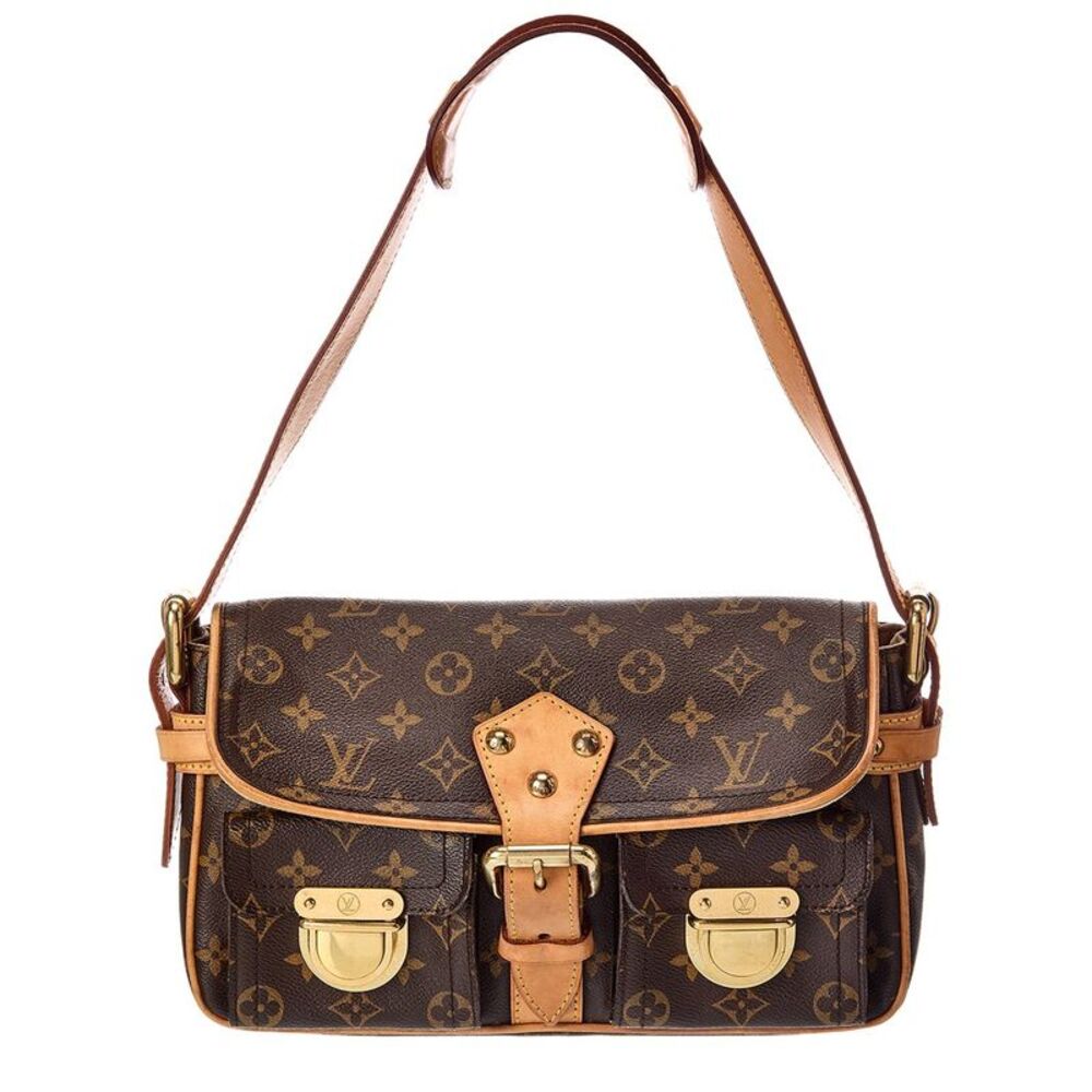 Louis Vuitton Brown Monogram Canvas Hudson Pm (Authentic Pre-Loved)
